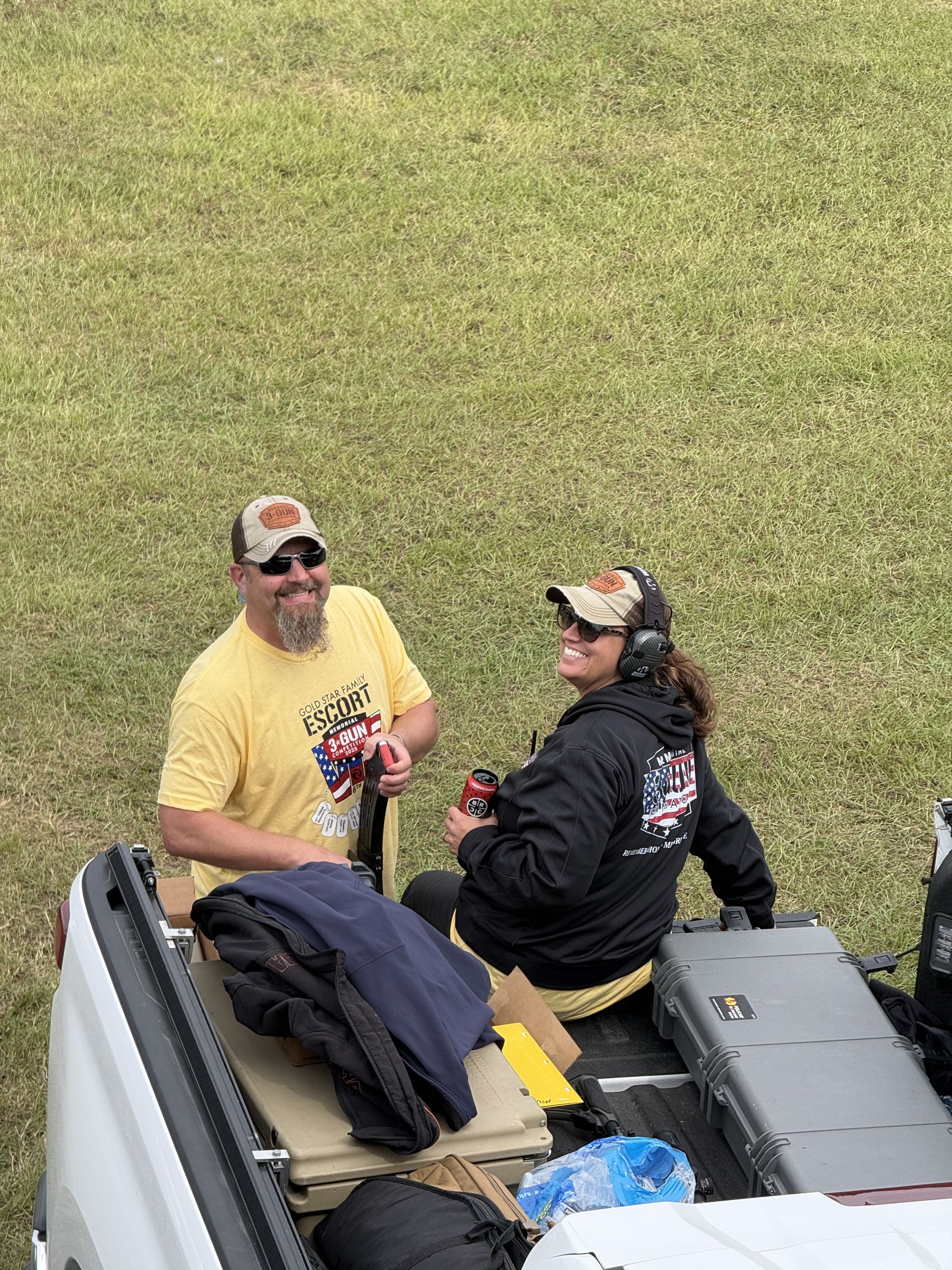 Volunteers support Memorial 3 Gun on the range